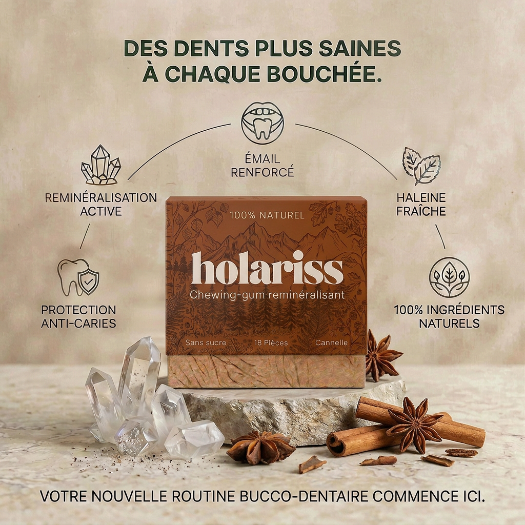 Holariss Remineraliserende Kauwgom (Kaneel)